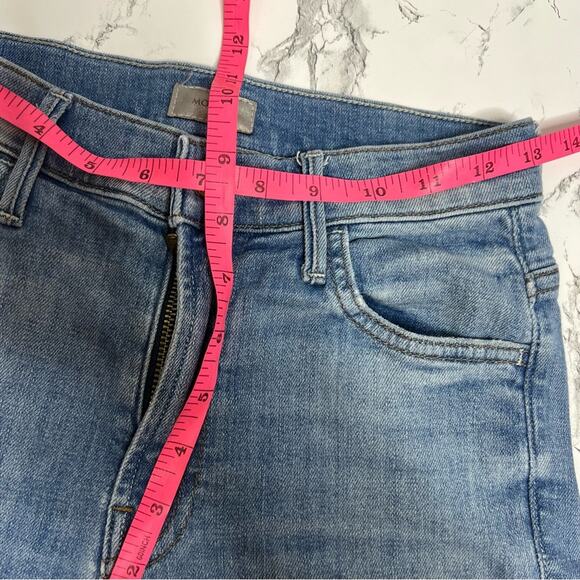 MOTHER Insider Crop Step Fray Jeans in SHAKE WELL SIZE 24 - Picture 5 of 12